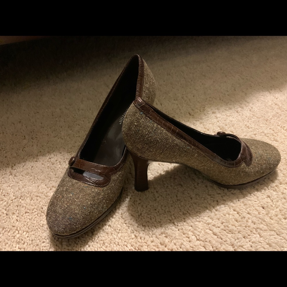 71/2 Multicolor Brown Dress Shoes